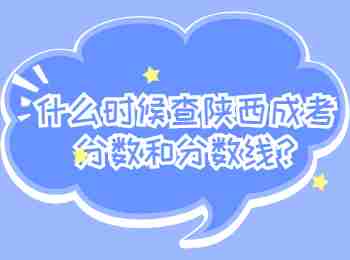 什么時(shí)候查陜西成考分?jǐn)?shù)和分?jǐn)?shù)線?