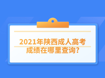 2021年陜西成人高考成績(jī)?cè)谀睦锊樵?