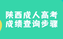 陜西成考成績(jī)查詢