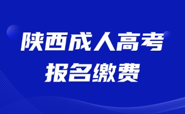 2024年陜西成人高考報名繳費查詢方法？